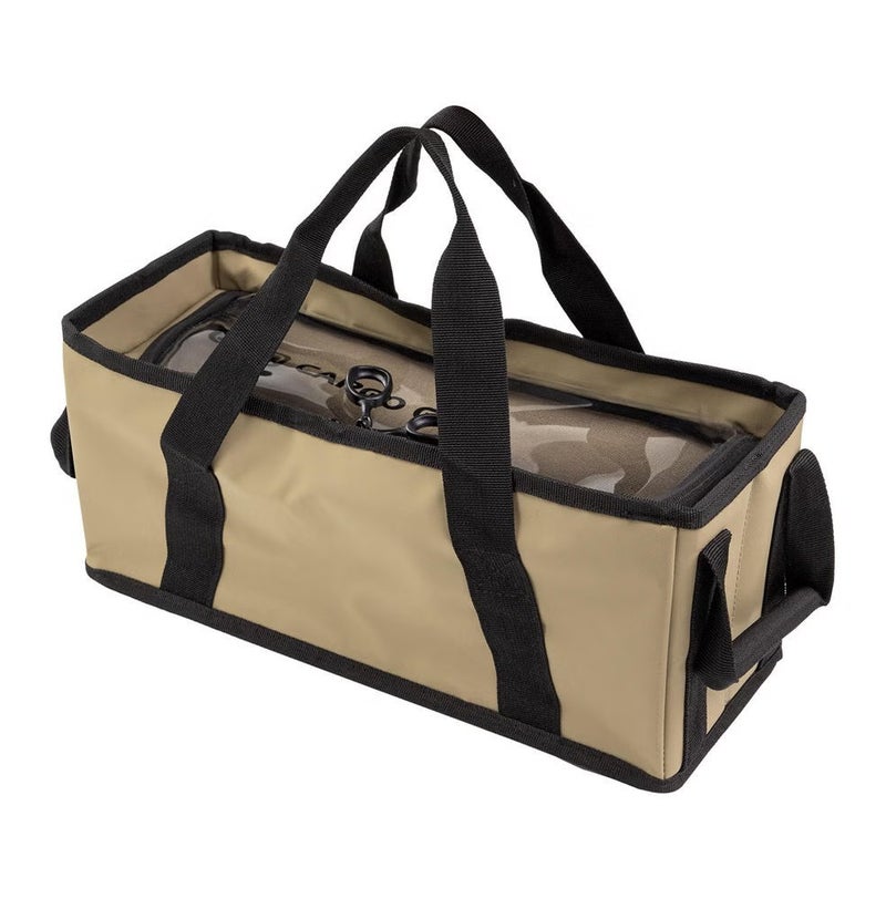 ARB Cargo Organizer Small with Clear Window 10100377 – Heavy Duty Vehicle & Camping Storage Bag for ARB Drawer System, Foldable 4x4 Car Boot Organizer with Durable Handles & Anti-Slip Base, Tan - Image 4