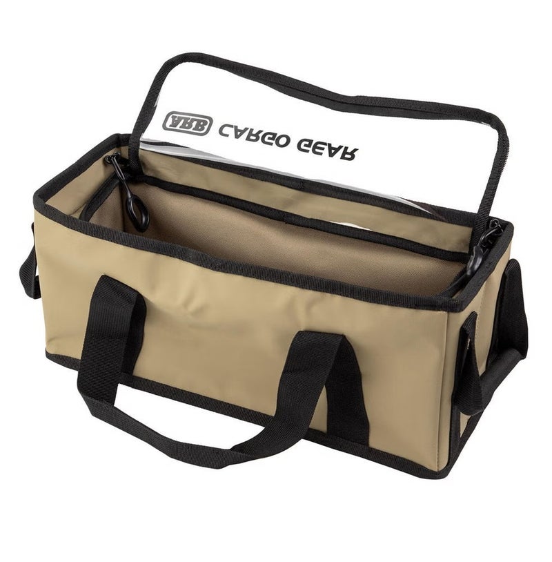 ARB Cargo Organizer Small with Clear Window 10100377 – Heavy Duty Vehicle & Camping Storage Bag for ARB Drawer System, Foldable 4x4 Car Boot Organizer with Durable Handles & Anti-Slip Base, Tan - Image 5