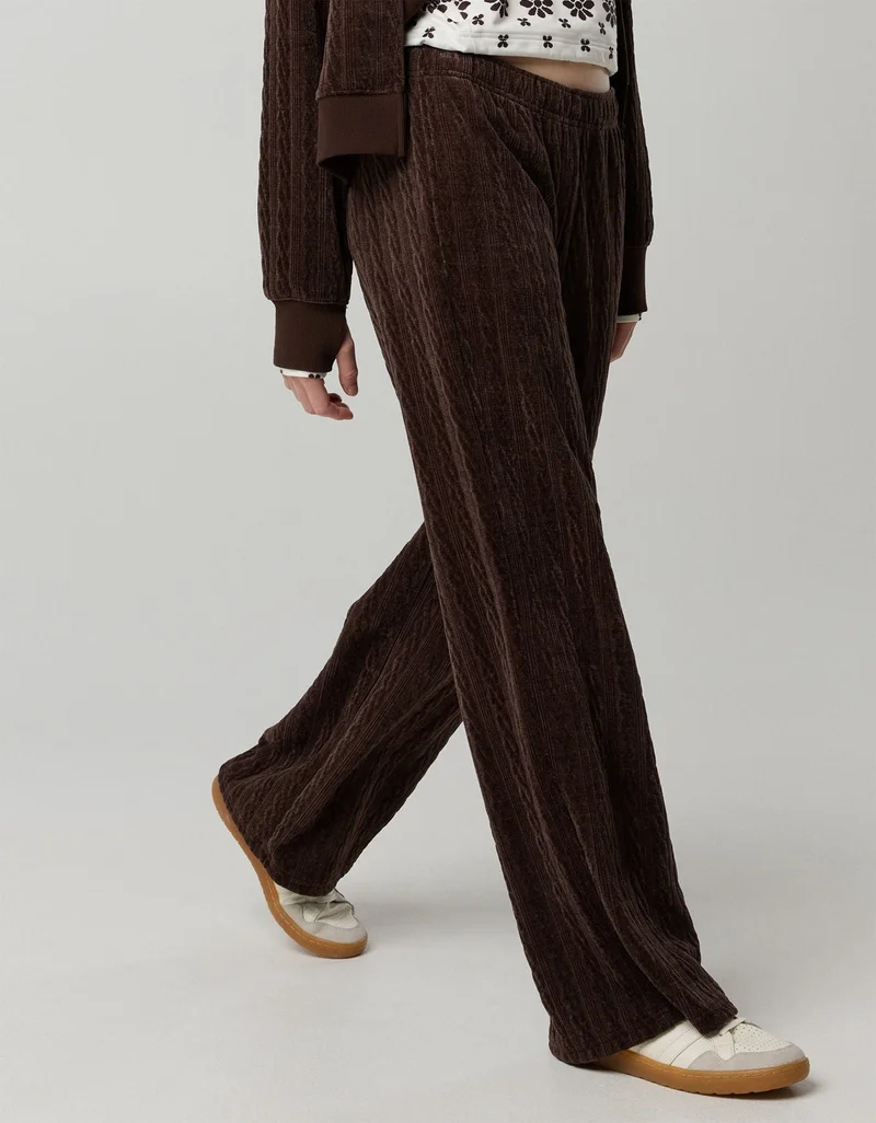 Aerie  OFFLINE By Aerie Cable Lounge Trouser for Women | Best Price UAE