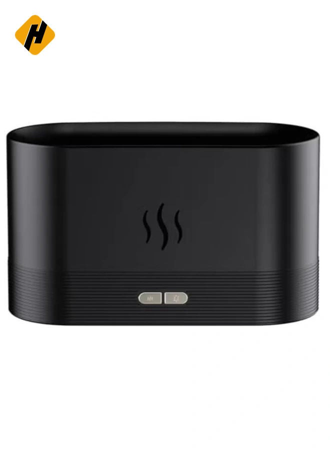 Essential Oil Diffuser with Flame Light, 180mL Aromatherapy Mist Humidifier, Quiet Aroma Air Diffusers with Auto Shut-Off Protection