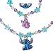 LUV HER Stitch Play Jewelry Set 3 Piece Princess Toys Jewelry Set Box with Beaded Necklace for Girls Toddler Bracelets and Girl Ring Toddler Girl Toys Kids Jewelry Princess Dress up Ages 3 - Image 3