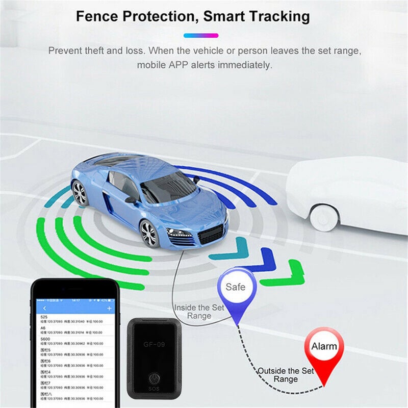 Mini Car GPS Alarm Magnetic Tracer Personal Tracking Anti theft Locator - Image 1