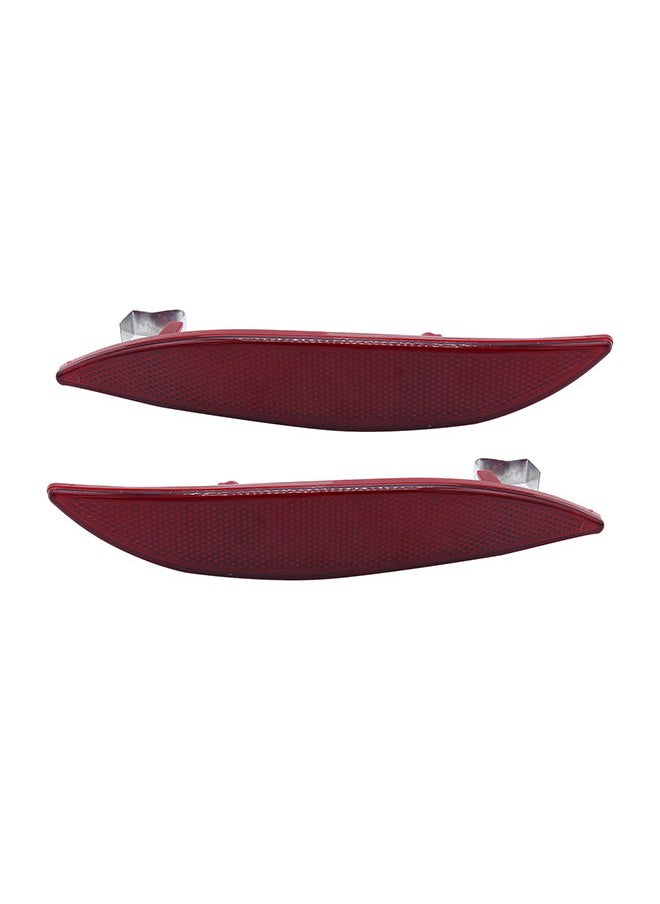NIBEMINENT 2-Piece Left And Right Rear Bumper Reflector For Renault Megane MK3  - Image 1
