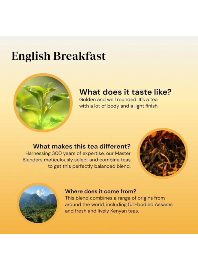 Twinings Tea English Breakfast Golden & Well Rounded (300 Bags) - Image 4