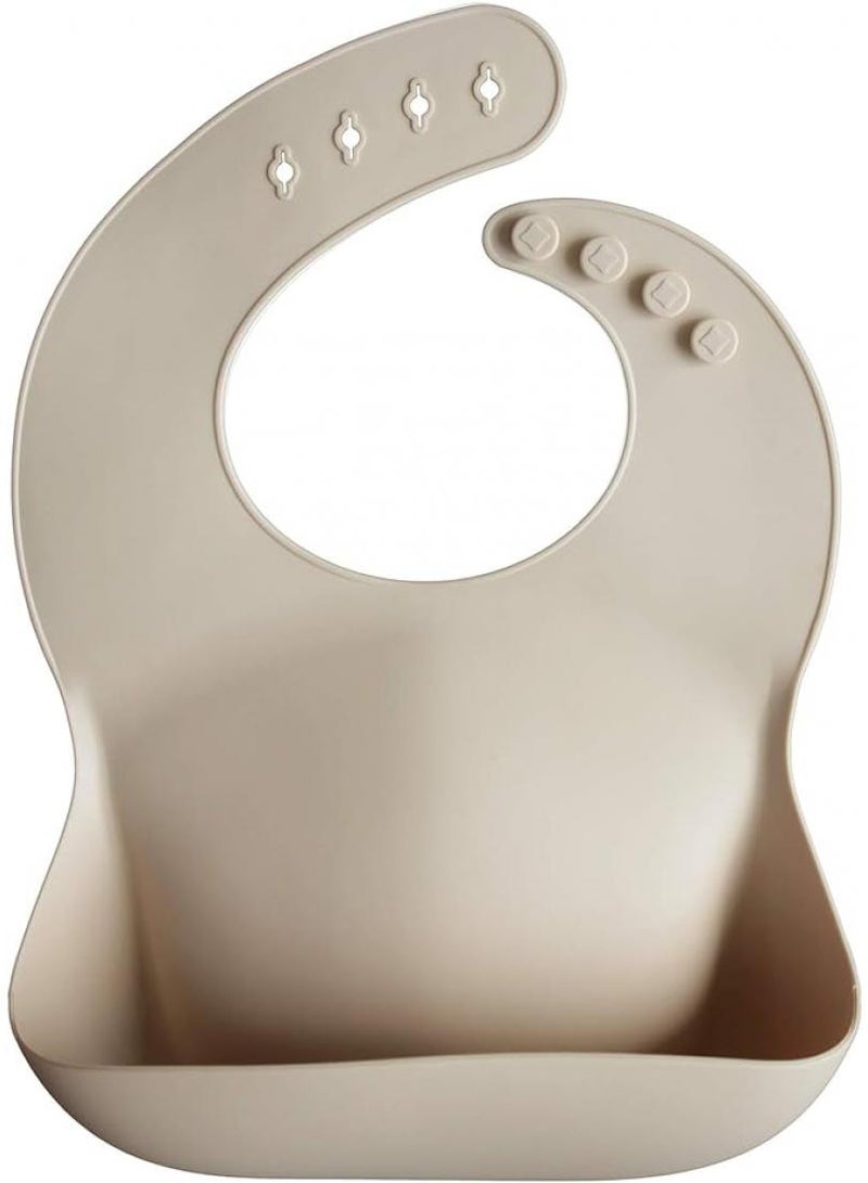 عام طفل يأكل مريلة ثلاثية الأبعاد سيليكون ناعم ، منديل فم الطفل مقاوم للماء في الصيف - Image 1