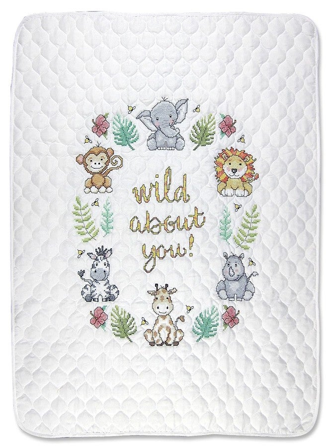 DesignWorks Ink Stamped Cross Stitch in Jungle - Image 1