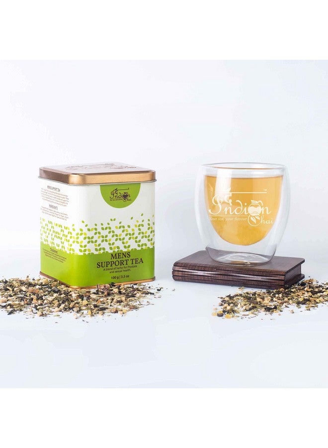 The Indian Chai شاي هندي - شاي دعم للرجال 100 جرام مع أشواغاندا، غوكشورا، موكونا بروينس وغيرها، يعزز الحيوية والقوة والوظيفة السليمة، شاي أعشاب أيورفيدي - Image 2