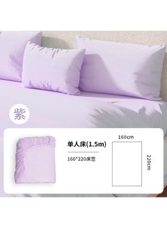 Generic Disposable Bedding Set for Travel and Hotels [purple] single fitted sheet independent bag 
