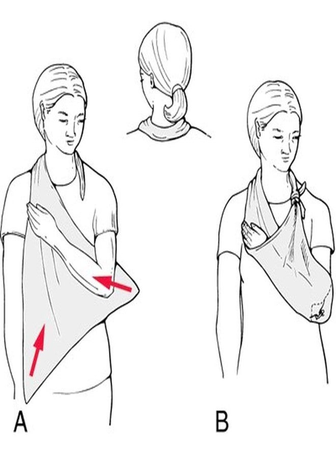 Rossify Triangular Bandage 96x96x136cm Pack of 5 | Cotton First Aid Sling Bandage for Arm Support & Dressing Use | Reusable Medical for Home, Clinic & Travel - Image 3