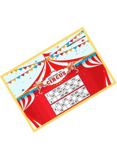 TambolaTickets.com TambolaTicketscomWelcome to Circus Double Classic Theme tambola Tickets Bingo housie lotto Printed on Hard Sheet Big Size Tickets 64 Cards 