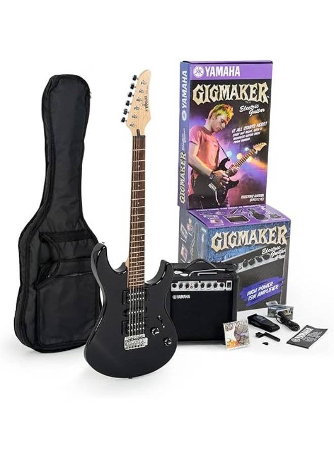 YAMAHA - Yamaha Yamaha ERG121GP Electric Guitar Set BLACK - Image 1