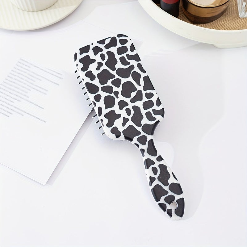 1 Airbag Comb Women Animal Texture Large Board Anti Static Student Hair Massage Head Cushion Leopard - Image 5