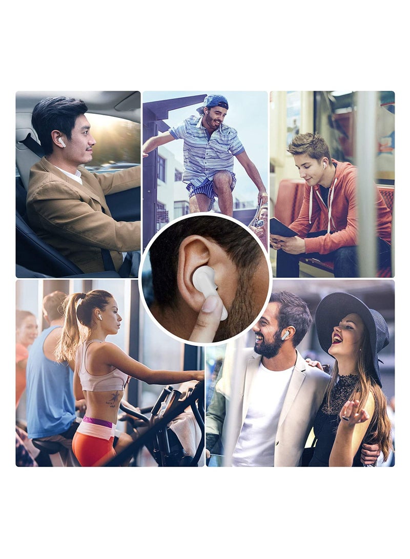 Wireless Earbuds Bluetooth 5.2 Hi-Fi Stereo earpods [LED Display Charging case/USB-C Quick Charge] Waterproof Smart Noise Reduction Built-in Microphone for iPhone/Android/Air-pods - Image 2