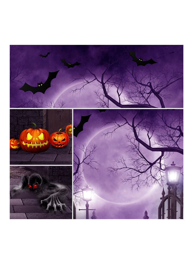 Theme Portrait Photography Background with Pumpkin Pattern Multicolour - Image 2