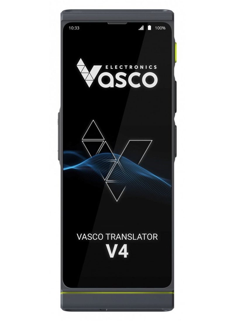 Vasco Electronics - Vasco V4 Instant Translator with 108 Languages and Free Internet, Stone Gray - Image 1