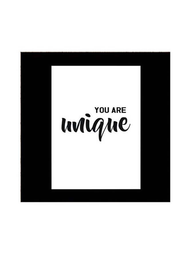 RYN Quote Printed Wall Art Black/White 30x30centimeter - Image 1