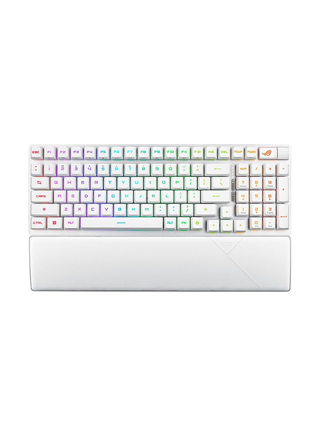 ASUS X902 ROG Strix Scope II 96 RX Wireless Gaming Keyboard - White - Image 1