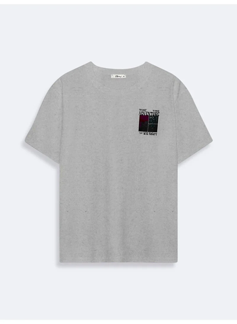 LTB Grey T-Shirt with Slogan