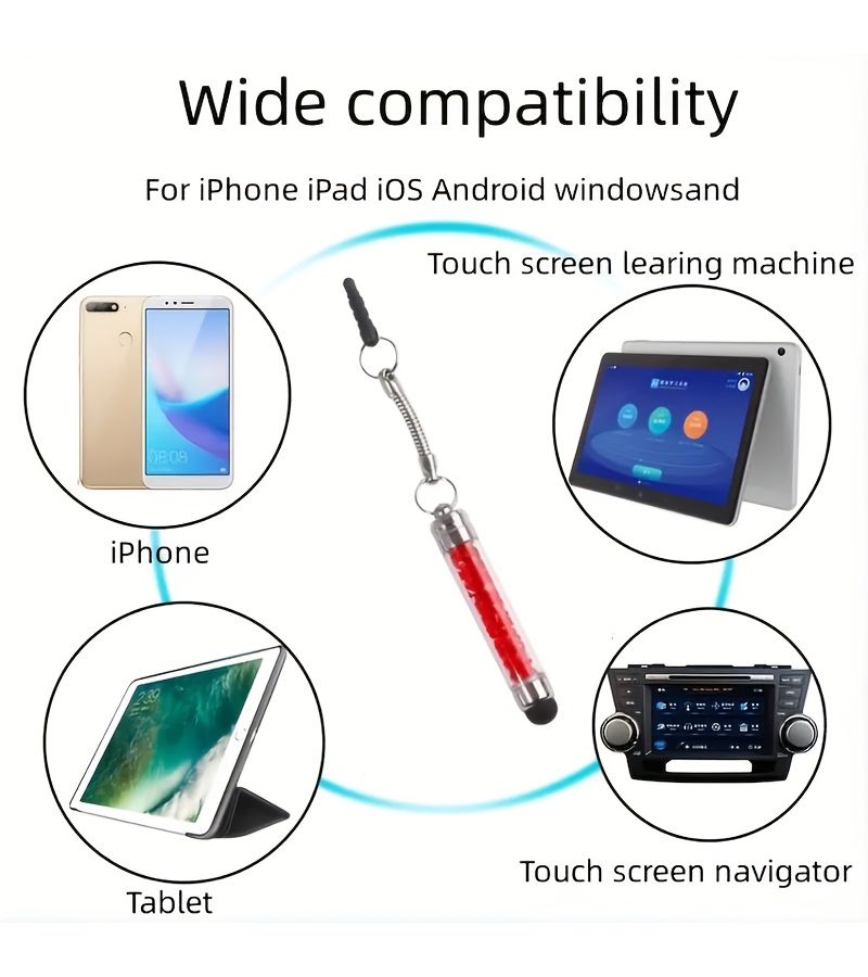 5pcs Touchscreen Stylus Pen for iPhone iPad Tablets and Other Smart Devices Responsive - Image 3