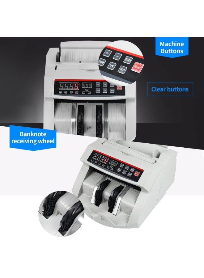 XiuWoo Multi Currency Banknote Detector Sorted Money Counter Machine with LED Display High-Speed Professional Cash Counter for Banks Offices Schools Shops - Image 5