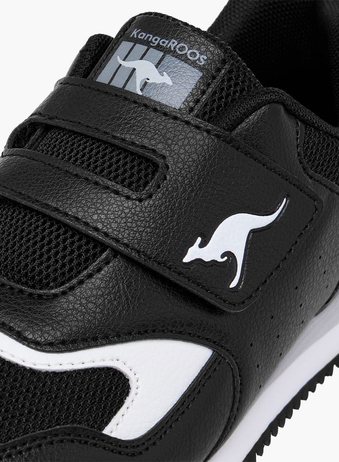 kangaROOS Girls' Panelled Sports Shoes with Hook and Loop Closure  - Image 4