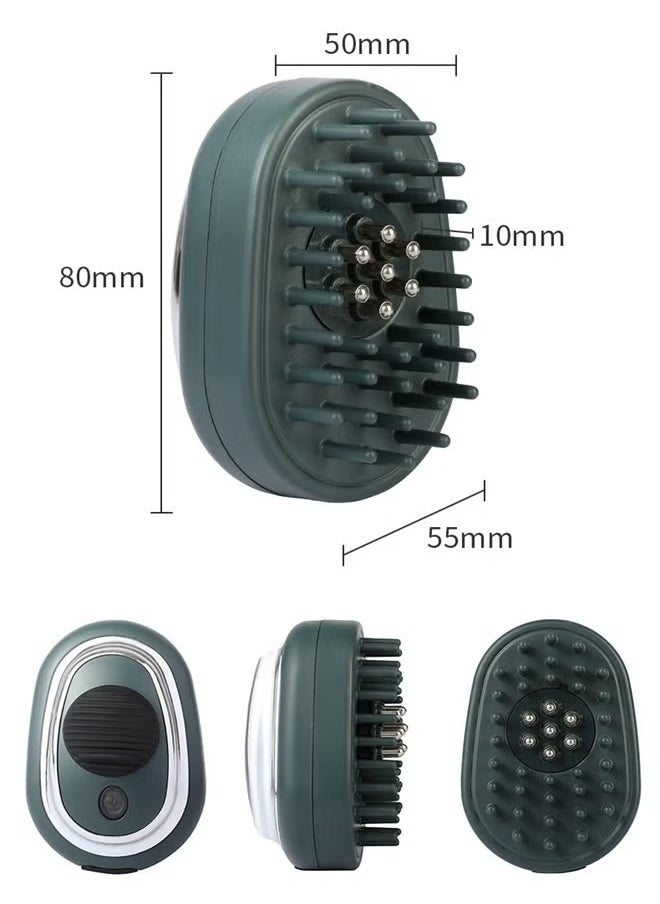 Cordless Head Massager Electric Scalp Applicator Massager 4 Gears Adjustable Vibration USB Rechargeable Hair Oil Comb