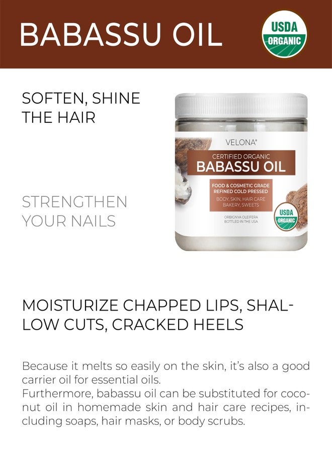 velona Babassu Oil USDA Certified Organic - 2 Fl Oz | 100% Pure and Natural Carrier Oil | Refined, Cold Pressed | Face, Hair, Body & Skin Care and Cooking | Use Today - Enjoy Results - Image 2