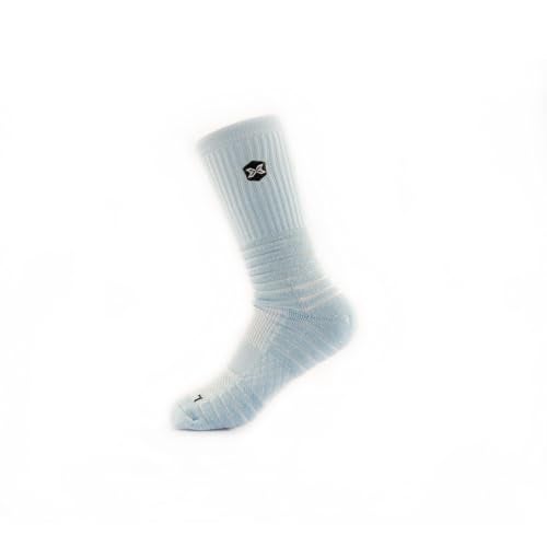 PICSIL Sport Socks, Ideal For Running, Gym, Paddle, Cycling, Basketball, Crosstraining, Men's and Women's Sport Socks (US, Numeric, 40, Regular, Tall, Blue) - Image 1