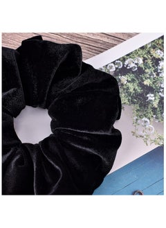 CEELGON Black Big Velvet Scrunchies Large Hair Ties 7.5inches Oversized Silk Thick Scrunchie Jumbo Hair Scrunchies Curly Hair Accessories 6 Pack - pzsku/Z933FEA88F20B5E31C572Z/45/_/1731685140/ffa57f14-a792-49a9-af21-3545b3245cf7