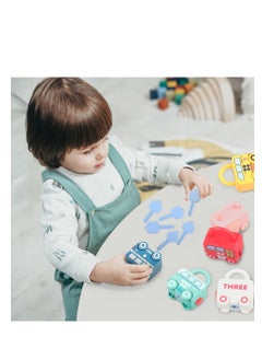 Y&D Montessori Educational Learning Games Toy, Mini Pairing Lock, Busy Boards Cars, Toy Cars for Baby 18 Months Age 1 2 3 One Year Old Kids Boys Girls Gifts Presents  - Image 5