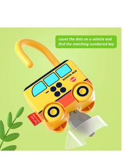 Y&D Montessori Educational Learning Games Toy, Mini Pairing Lock, Busy Boards Cars, Toy Cars for Baby 18 Months Age 1 2 3 One Year Old Kids Boys Girls Gifts Presents  - Image 3
