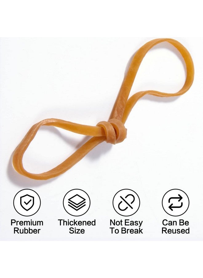 ANPHSIN Super Size Rubber Bands - 60 Pcs Large Heavy Duty Latex Rubber Bands, Thick Multi Function Elastic Wrapping Bands Long For Office Outdoor Tie Up Garbage Bag Notebook File Packing Moving - Image 5