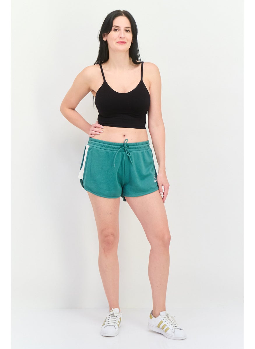 PUMA Women Sportswear Fit Brand Logo Outdoor Short, Green  - Image 1