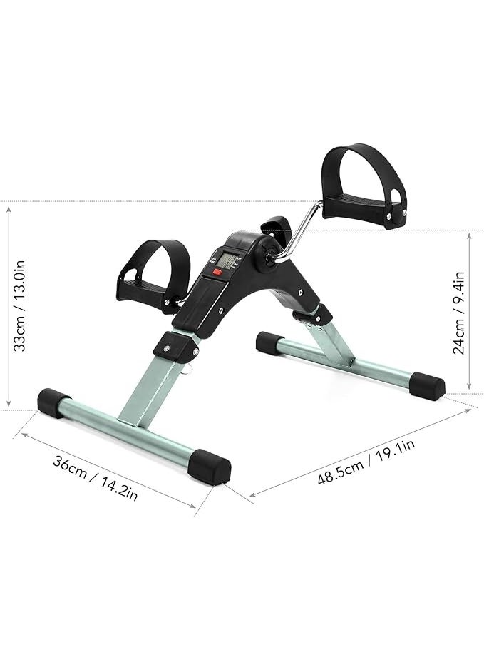 Foldable Fitness Pedal – Adjustable Resistance & LCD Display Arm and Leg Exerciser for Home and Office - Image 4