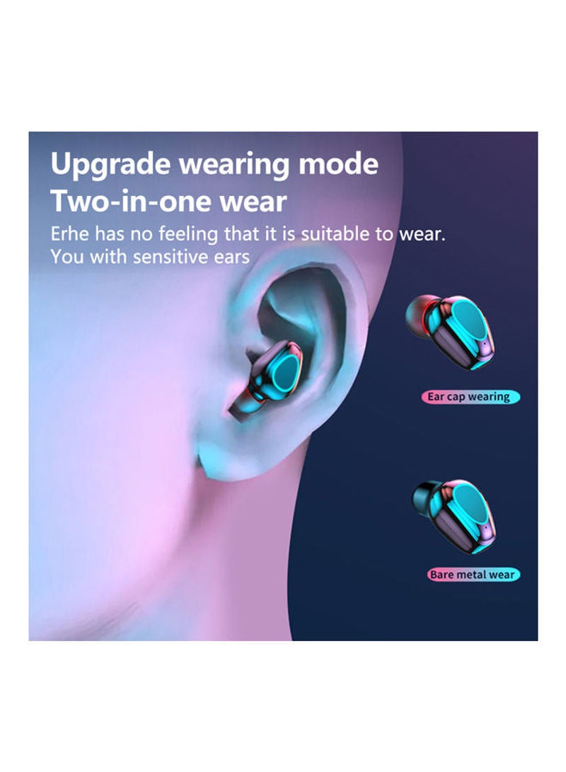 NIBEMINENT Wireless Smart Fingerprint Touch Bluetooth Headset Black - Image 3