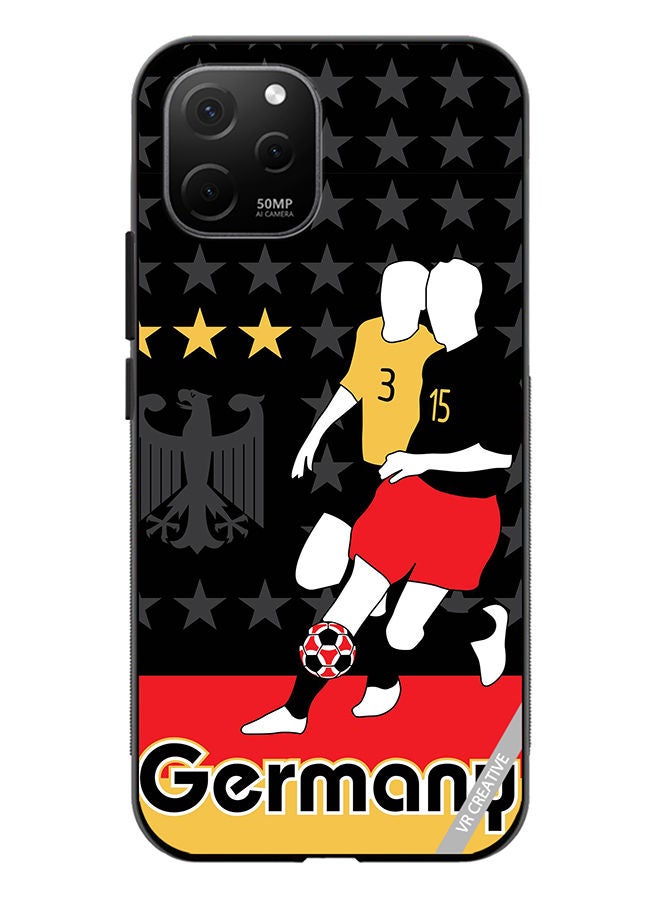 VR CREATIVE Protective Case Cover For Huawei Nova Y61 Germany Football Soccer Players Design Multicolour - Image 1