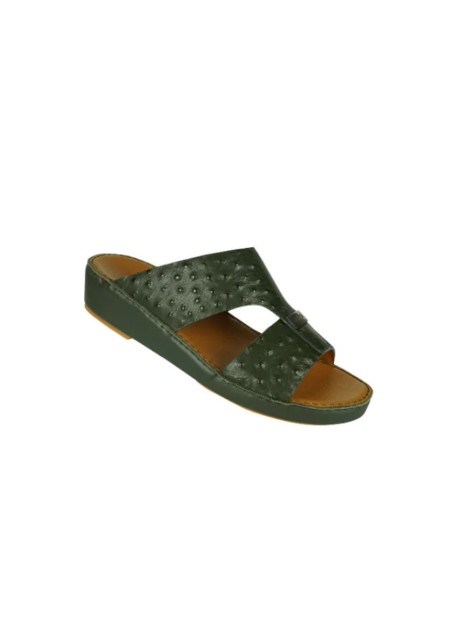 بارجيل أونو Barjeel Uno Mens Arabic Sandals SP1-88 Olive