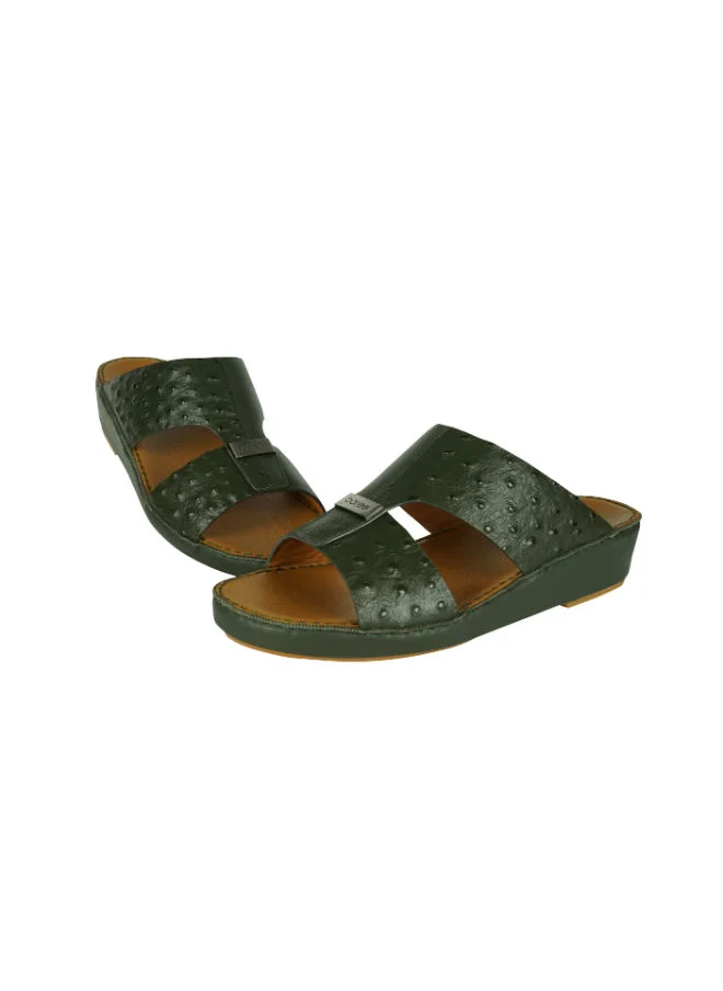 barjeel uno Barjeel Uno Mens Arabic Sandals SP1-88 Olive