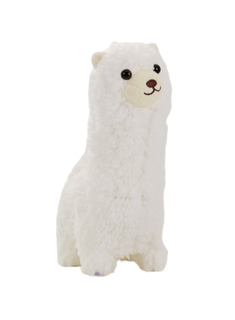 White Alpaca Electronic Plush Toy Interactive Animal Touch Control Robot Toy With Music - Image 1