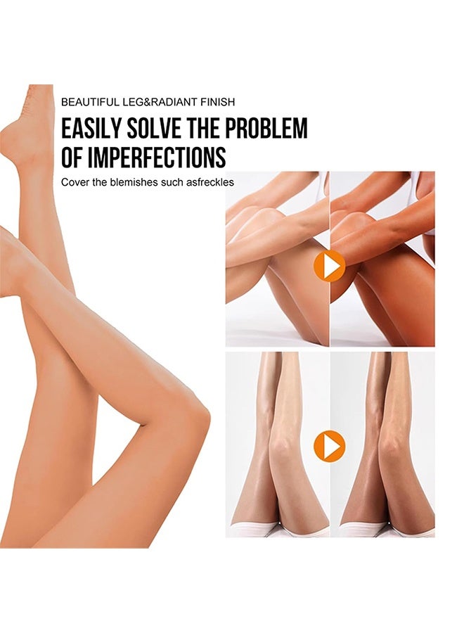 اوكيل كريم مكياج الساق المقاوم للماء ، غطاء الوشم بدون نقل ، خافي عيوب للندبات ، كريم أساس طويل الأمد للجسم لبشرة خالية من العيوب ، غطاء دوالي الساق ، مناسب لجميع ألوان البشرة ( # 01 الطبيعة) - Image 3