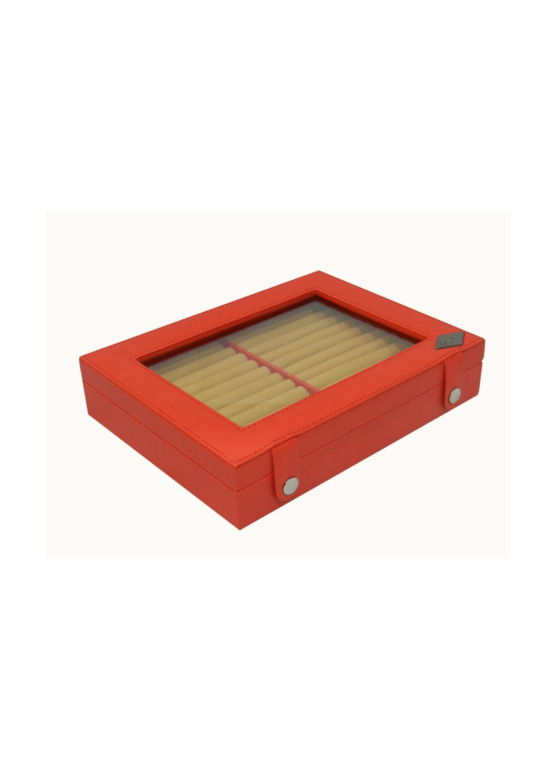 LAVERI LEATHER Laveri Faux Leather Designer New Collection Ring And Cufflink Box  - Image 3
