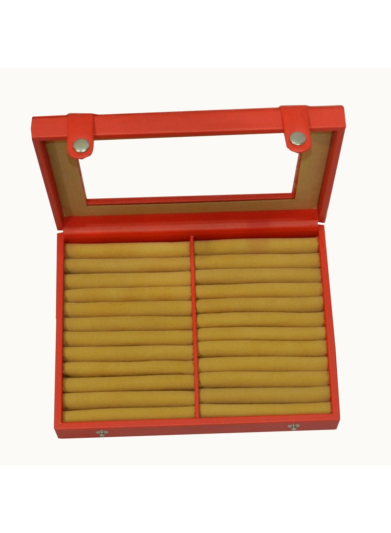 LAVERI LEATHER Laveri Faux Leather Designer New Collection Ring And Cufflink Box  - Image 2
