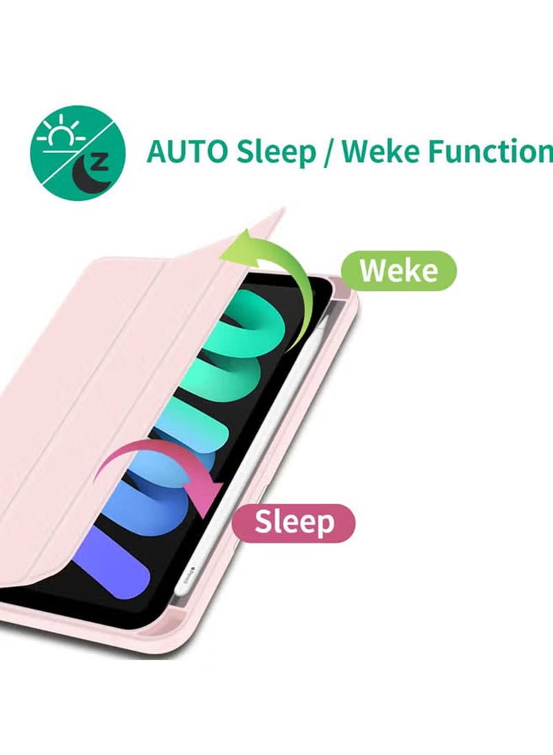 روك بو أبل آي باد ميني 6 حماية الوجه مع حامل القلم - Image 5