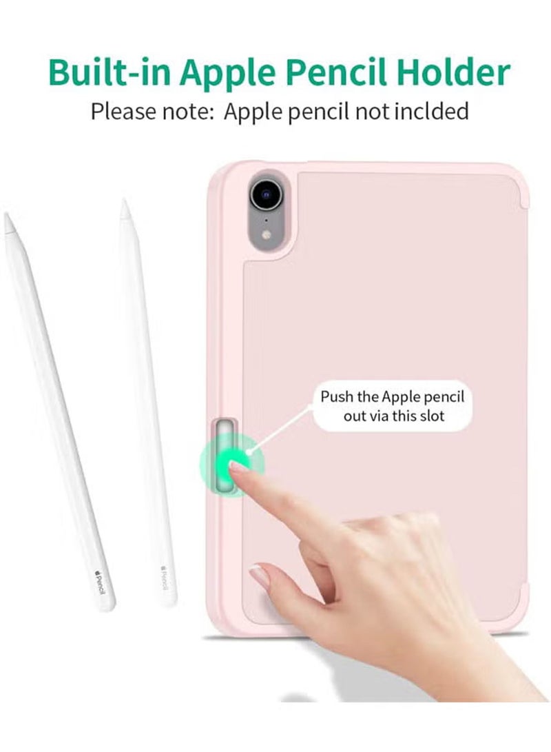 روك بو أبل آي باد ميني 6 حماية الوجه مع حامل القلم - Image 3