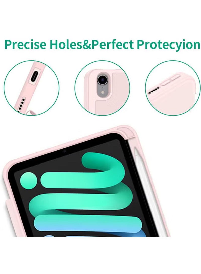 روك بو أبل آي باد ميني 6 حماية الوجه مع حامل القلم - Image 4