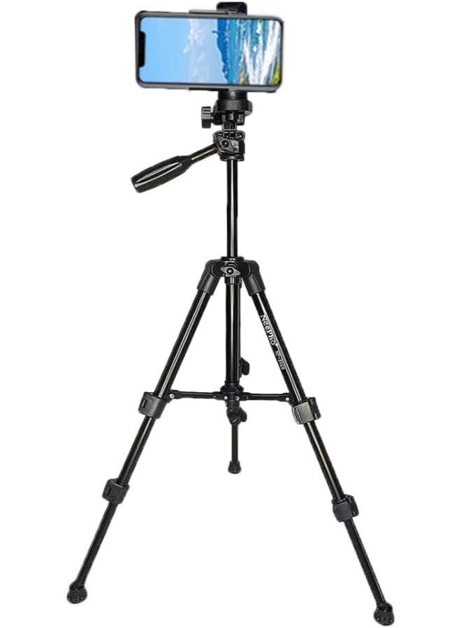 حامل ثلاثي من الألومنيوم للجوال والكاميرا - Image 1