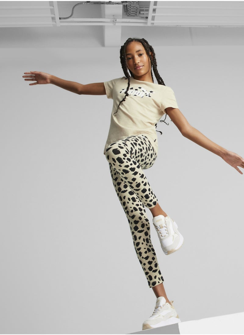 PUMA - Essentials Kids Girls Animal T-Shirt - Image 1