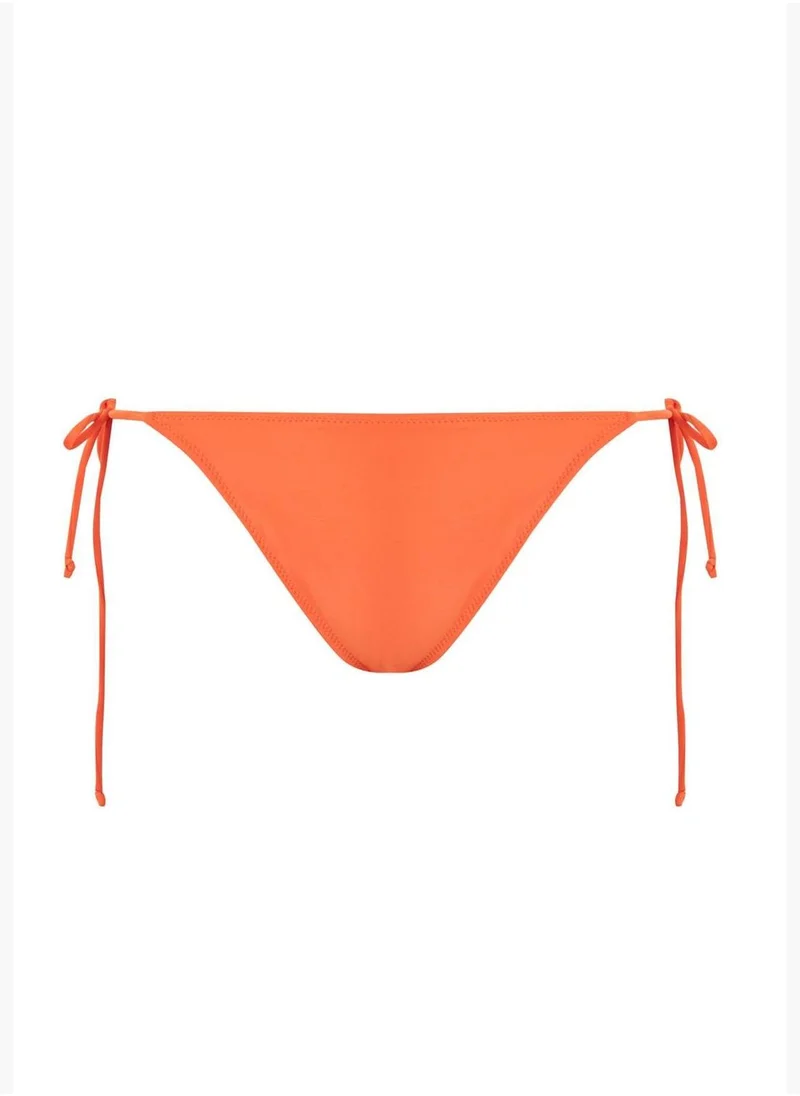 ديفاكتو Drawstring Sides Basic Bikini Bottoms