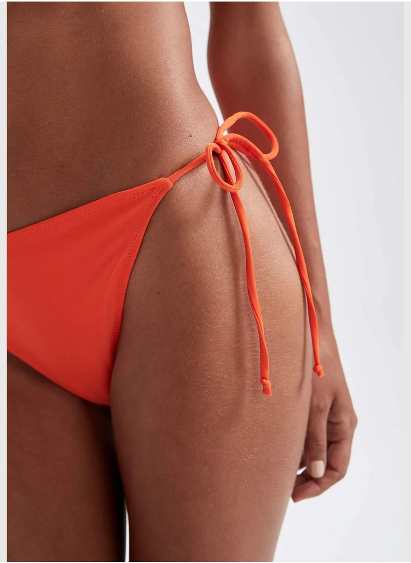 ديفاكتو Drawstring Sides Basic Bikini Bottoms