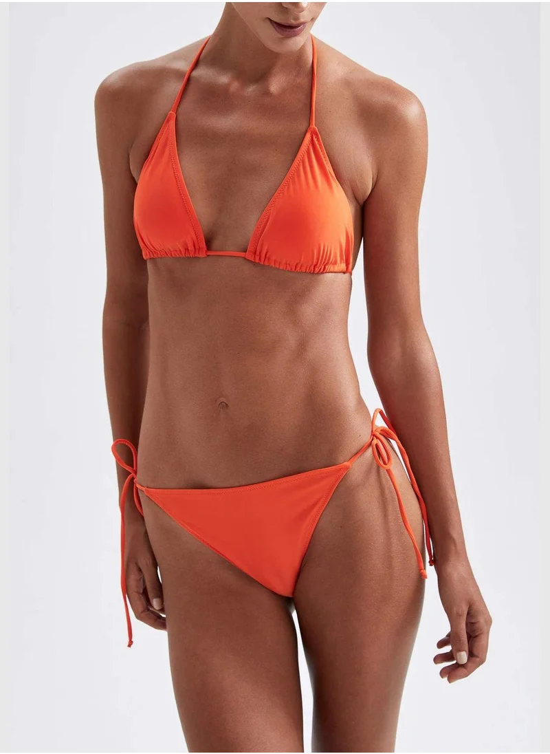 ديفاكتو Drawstring Sides Basic Bikini Bottoms